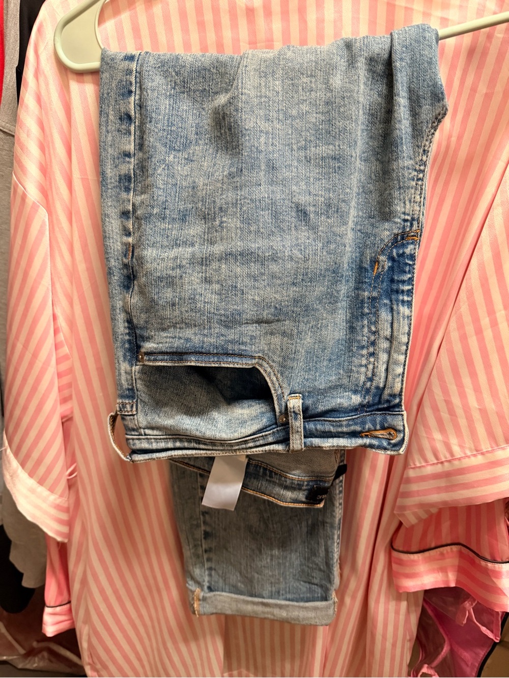 Banana Republic Light Blue Girlfriend Cropped Denim Jeans
